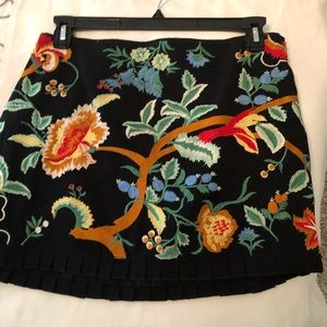Zara floral skirt